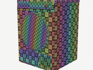 Sharp KD-HHH8S8GW3 dryer 3D Model