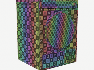 Sharp KD-HHH8S8GW3 dryer 3D Model