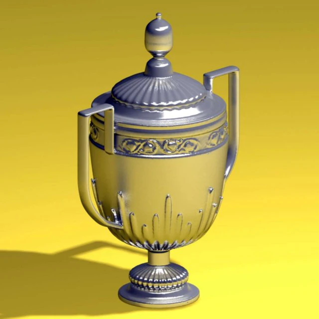 銀の器 3Dモデル .c4d .max .obj .3ds .fbx .stl .blend