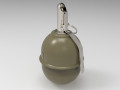 RGD-5 Grau 57-G-717 index is a Soviet offensive hand grenade 3D-Modell