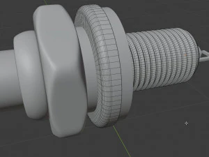 vela de igni&ccedil;&atilde;o Modelo 3D