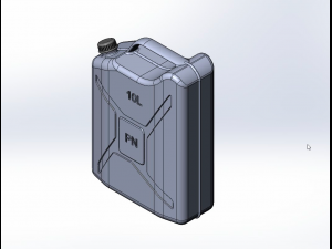 the aluminum canister 3D Model