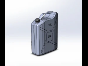 the aluminum canister 3D Model