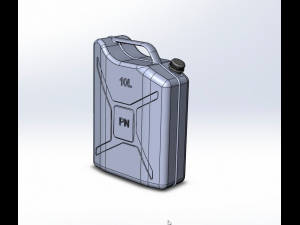 the aluminum canister Modelo 3D