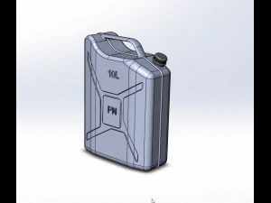 the aluminum canister 3D Model