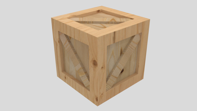wood box 3D 모델 .c4d .max .obj .3ds .fbx .stl .blend 