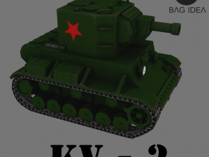 mini kv-2 Model 3D