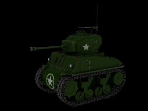 m4 sherman 3D Model