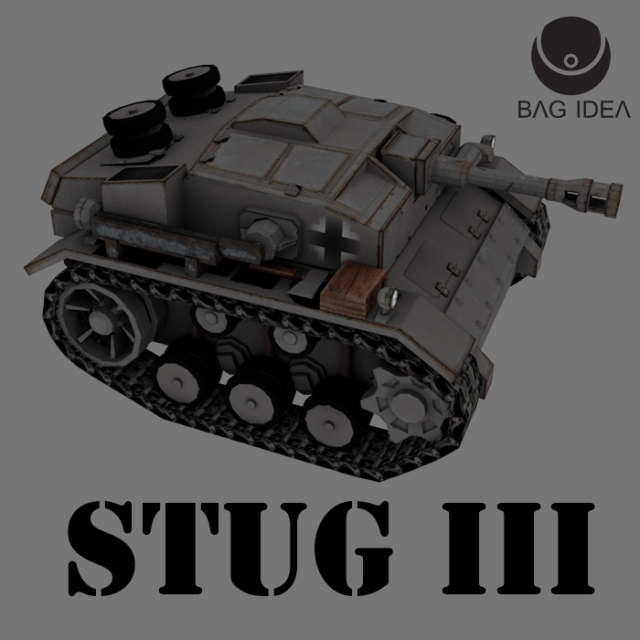 stug iii 3D मॉडल .c4d .max .obj .3ds .fbx .stl .blend 