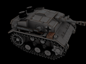 stug iii 3D मॉडल