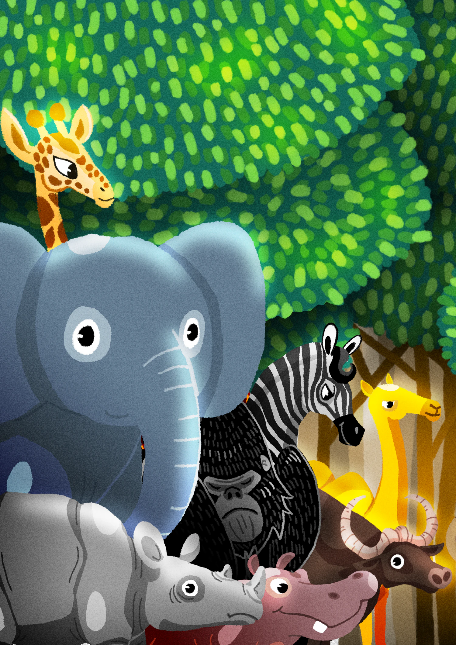 african animals 3D Model .c4d .max .obj .3ds .fbx .stl .blend 