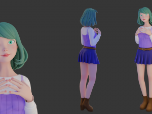 3d character 01 Model 3D