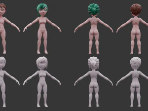 3d character 02 3D Model
