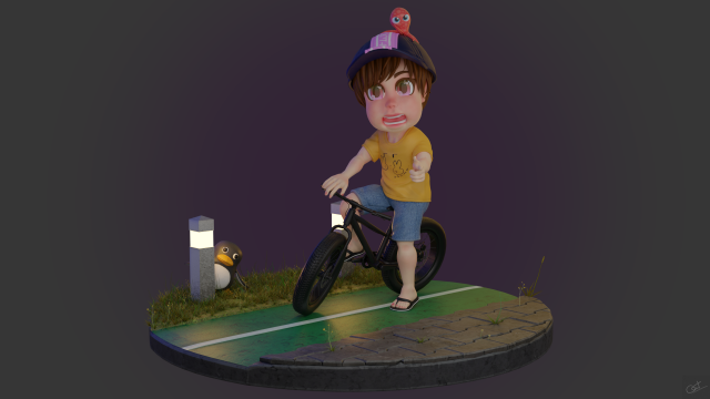 chibi 02 Modelo 3D .c4d .max .obj .3ds .fbx .stl .blend 