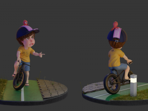 chibi 02 Modelo 3D