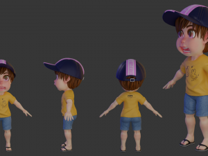 chibi 02 Modelo 3D