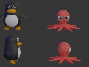 chibi 02 Modelo 3D