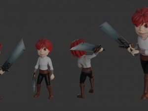 chibi 03 3D Модель