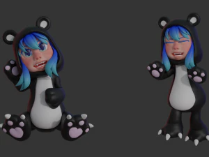 chibi 04 3D Model