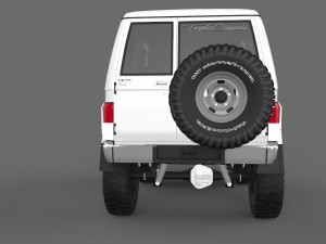 toyota land cruiser serie 70 machito 3D Модель