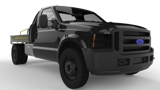 f-350 oldghost edition Model 3D .c4d .max .obj .3ds .fbx .stl .blend 