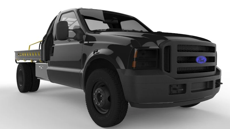 f-350 oldghost edition 3D Model .c4d .max .obj .3ds .fbx .stl .blend 