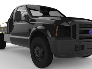 f-350 edici&oacute;n antigua fantasma Modelo 3D