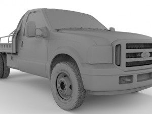 f-350 oldghost edition Model 3D