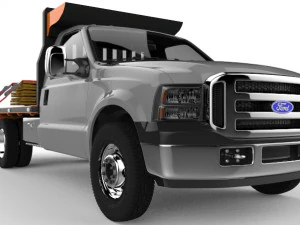 f-350 edici&oacute;n gris Modelo 3D