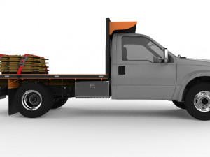 f-350 grey edition Model 3D