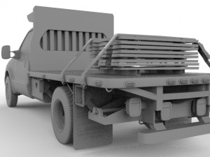 f-350 grey edition Model 3D