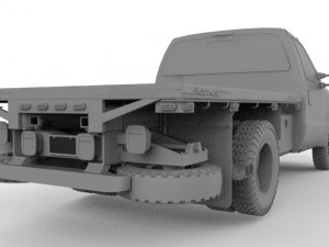 f-350 red edition Model 3D