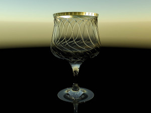 wine glass 3D मॉडल