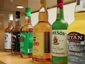 whiskey bar set 3D Model