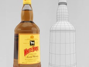 whiskey bar set 3D Model