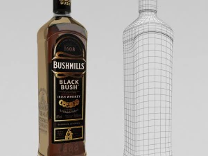 whiskey bar set 3D Model