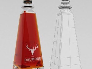 whiskey bar set 3D Модель