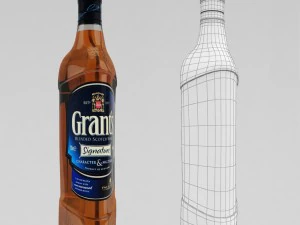 whiskey bar set 3D Model