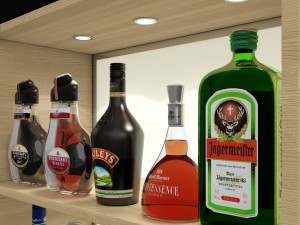 bar liquer set 3D Модель