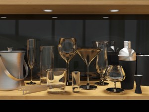 bar set grand 3D Model