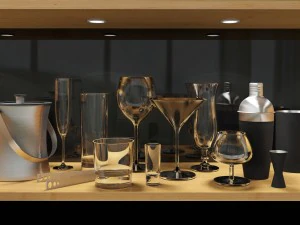 bar set grand 3D Model