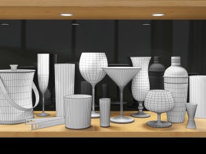 bar set grand 3D Model