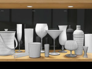 bar set grand 3D Model