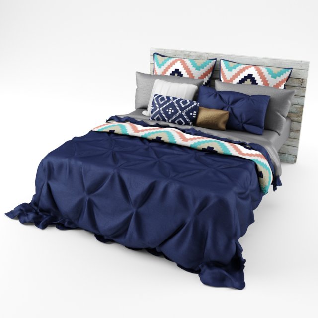 bedcloth 3D Model .c4d .max .obj .3ds .fbx .stl .blend 
