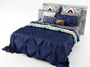 Bettw&auml;sche 3D Modell