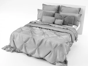 Bettw&auml;sche 3D Modell