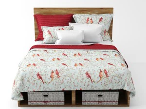 pottery barn bedclothes 3D Model