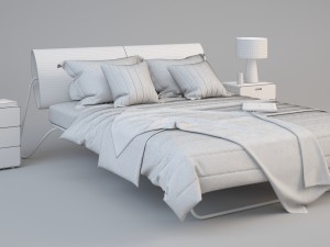 caccaro roule bed 3D Модель