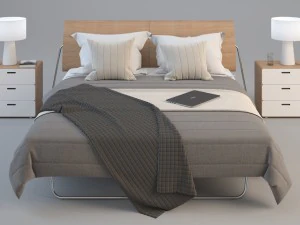 caccaro roule bed 3D Model