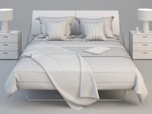 caccaro roule bed 3D Model